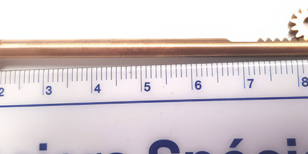 Crémaillère Ø5 module 1